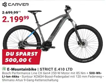 Fahrrad XXL CARVER E-Mountainbike | STRICT E.410 LTD Angebot