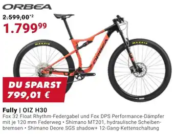 Fahrrad XXL ORBEA Fully | OIZ H30 Angebot