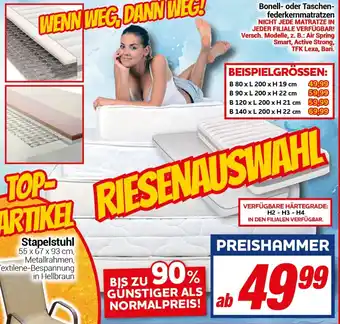 CENTERSHOP Bonell oder Taschenfederkernmatratzen Angebot