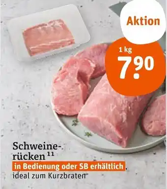 tegut Schweine-rücken 1 kg Angebot