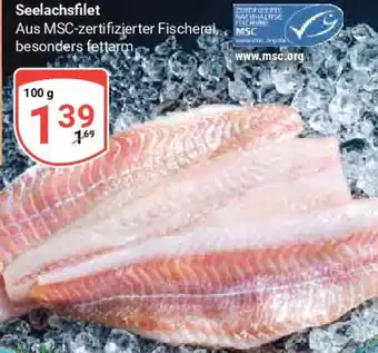 Globus Seelachsfilet 100 g Angebot