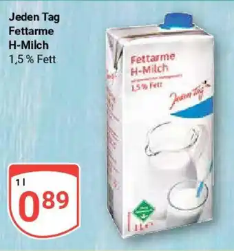 Globus Jeden Tag Fettarme H-Milch 1 l Angebot