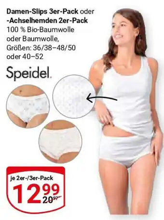 Globus Damen-Slips 3er-Pack oder -Achselhemden 2er-Pack Angebot