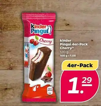 NETTO Kinder Pingui 4-er Pack Cherry Angebot