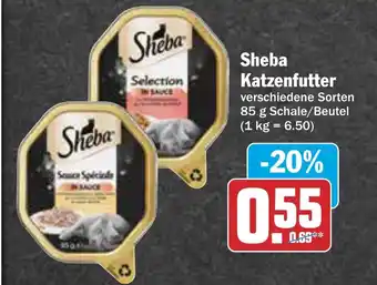 AEZ Sheba Katzenfutter  85 g Schale/Beutel Angebot