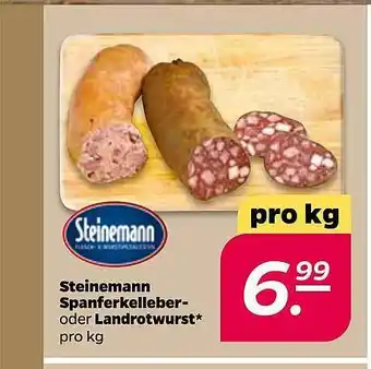 NETTO Steinemann Spanferkelleber oder Landrotwurst Angebot