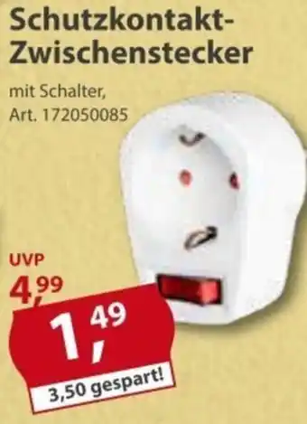 Sonderpreis Baumarkt Schutzkontakt-Zwischenstecker Angebot