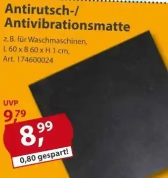 Sonderpreis Baumarkt Antirutsch-/ Antivibrationsmatte Angebot
