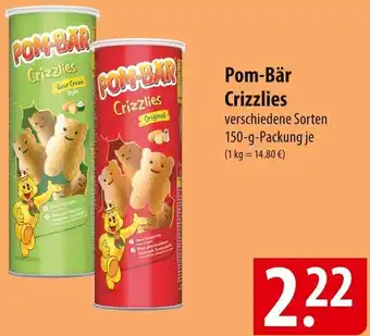 Famila Nord Ost Pom-Bär Crizzlies 150 g Packung Angebot