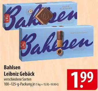 Famila Nord Ost Bahlsen Leibniz Gebäck 100-125 g Packung Angebot