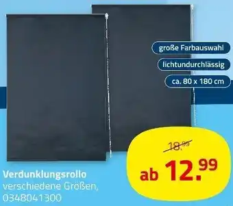 ROLLER Verdunklungsrollo Angebot