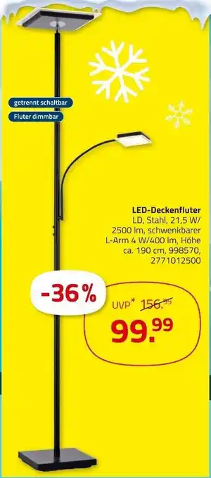 ROLLER LED-Deckenfluter Angebot