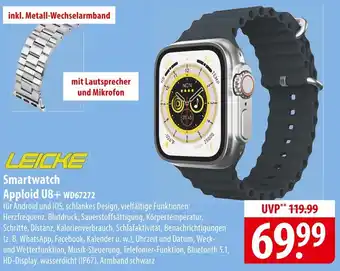 Famila Nord Ost LEICKE Smartwatch Apploid U8+ WD67272 Angebot