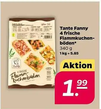 NETTO Tante Fanny 4 Frische Flammkuchen böden Angebot