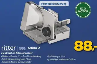 Euronics ritter solida 2 elektrischer Allesschneider Angebot