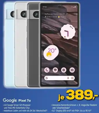 Euronics Google Pixel 7a Angebot