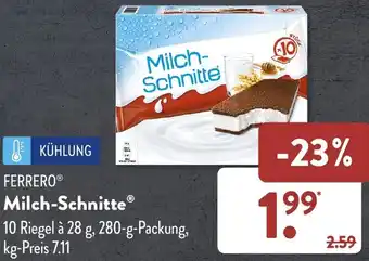 Aldi Süd FERRERO Milch-Schnitte 280 g Packung Angebot