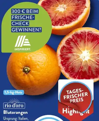 Aldi Süd rio d'oro Blutorangen Angebot