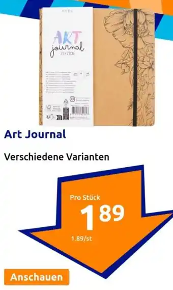 Action Art Journal Angebot