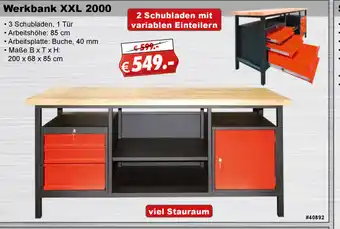 Stabilo Fachmarkt Werkbank XXL 2000 Angebot