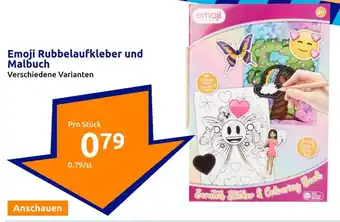 Action Emoji Rubbelaufkleber und Malbuch Angebot