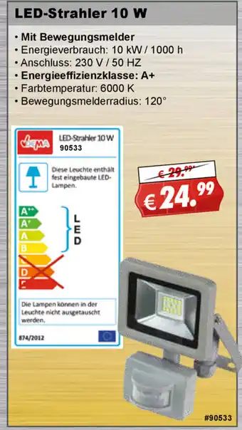 Stabilo Fachmarkt LED Strahler 10 W Angebot