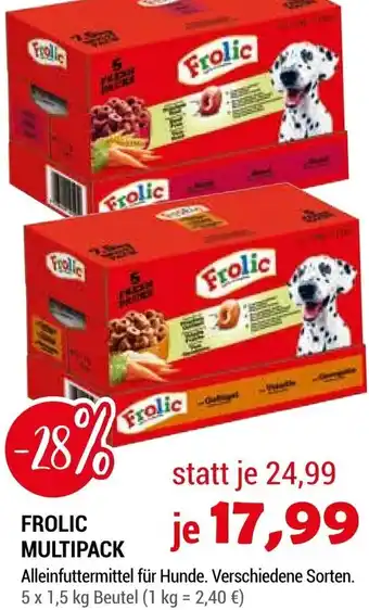 Zookauf FROLIC MULTIPACK 5 x 1,5 kg Beutel Angebot