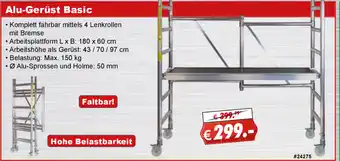 Stabilo Fachmarkt Alu Gerüst Basic Angebot