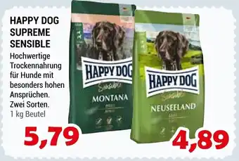 Zookauf HAPPY DOG SUPREME SENSIBLE 1 kg Beutel Angebot