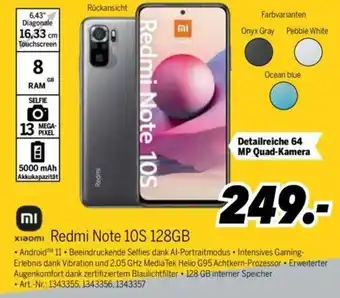 MEDIMAX Xiaomi Redmi Note 10S 128GB Angebot