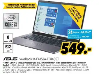 MEDIMAX Asus VivoBook 14 F415JA-EB1402T Angebot