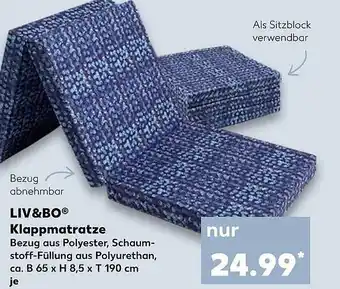 Kaufland Liv&Bo Klappmatratze Angebot