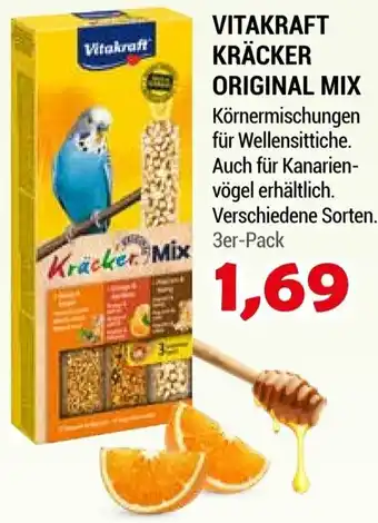 Zookauf VITAKRAFT KRÄCKER ORIGINAL MIX 3er-Pack Angebot