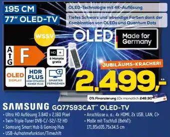 Euronics XXL SAMSUNG GQ77593CAT OLED-TV Angebot