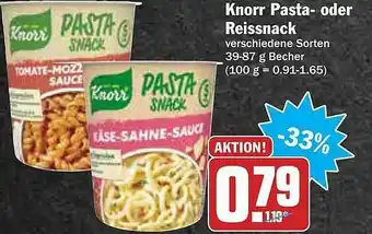 AEZ Knorr Pasta-oder Reissnack Angebot