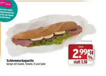 Wasgau Schlemmerbaguette Angebot