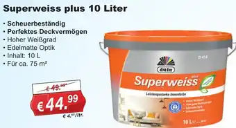 Stabilo Fachmarkt düfa Superweiss plus 10 Liter Angebot