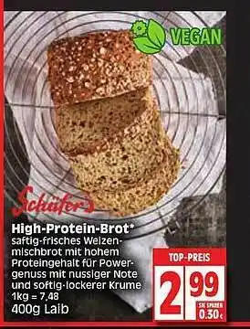 Edeka Schäfer's High-protein-brot Angebot