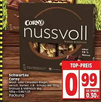 Edeka Schwartau Corny Angebot