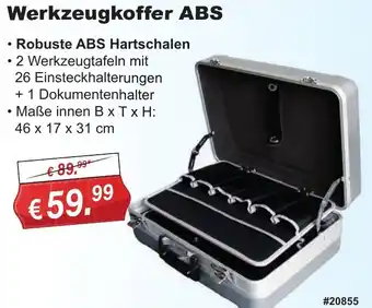 Stabilo Fachmarkt Werkzeugkoffer ABS Angebot