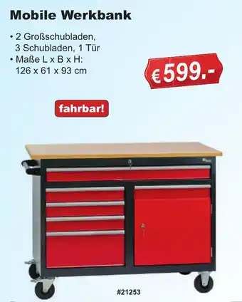 Stabilo Fachmarkt Mobile Werkbank Angebot