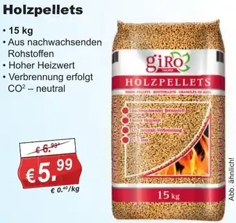 Stabilo Fachmarkt giRo Holzpellets 15 kg Angebot