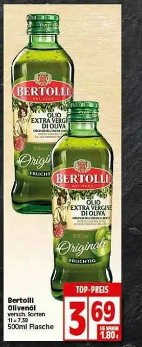 Elli Markt Bertolli Olivenöl Angebot