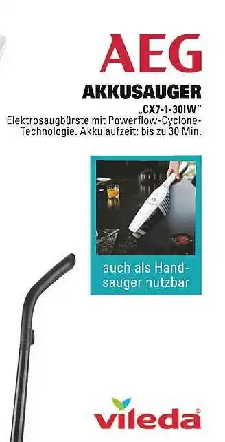 Marktkauf Aeg Akkusauger Angebot