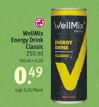 Rossmann Wellmix energy drink classic Angebot