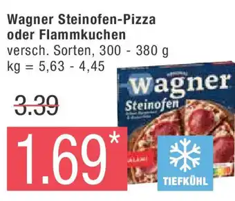 Marktkauf Wagner Steinofen-Pizza oder Flammkuchen 300 - 380 g kg Angebot