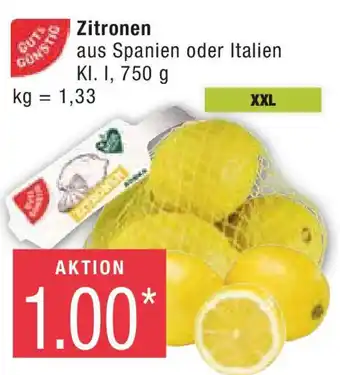 Marktkauf Zitronen 750 g Angebot