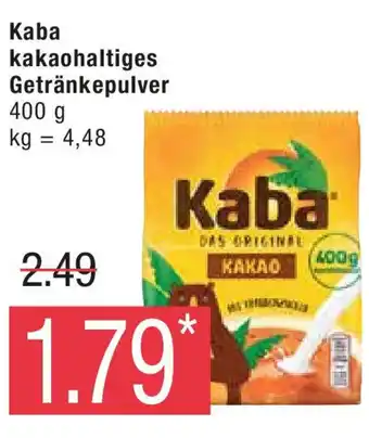 Marktkauf Kaba kakaohaltiges Getränkepulver 400 g Angebot