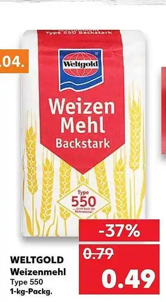 Kaufland Weltgold Weizenmehl 1kg Angebot