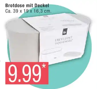 Marktkauf Brotdose mit Deckel Ca. 39 x 19 x 16,3 cm. Angebot